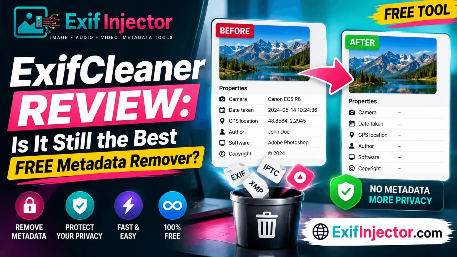 ExifCleaner Review 2026: Is It Still the Best Free Metadata Remover?