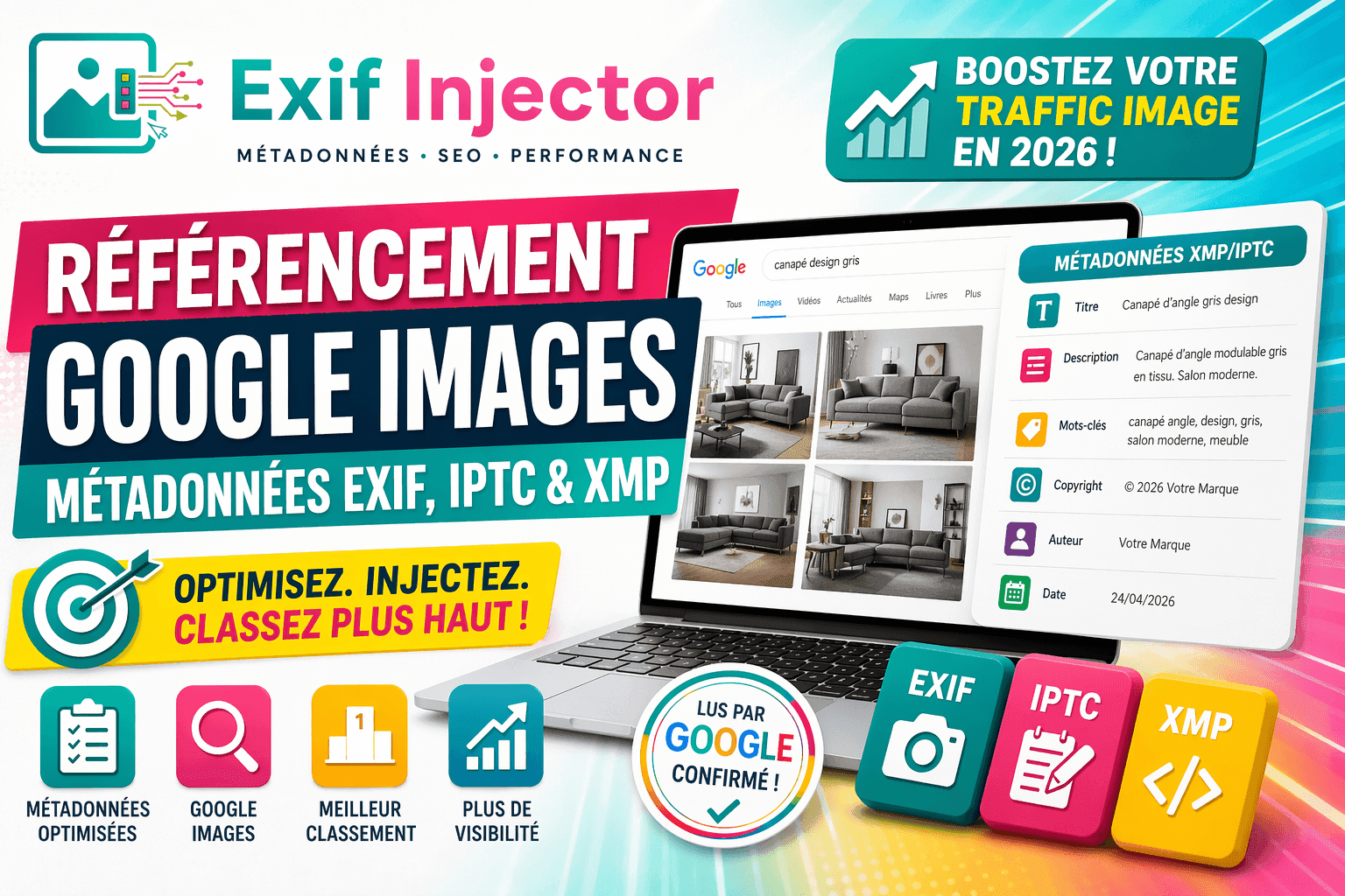 Référencement Google Images : comment les métadonnées EXIF et XMP boostent votre SEO