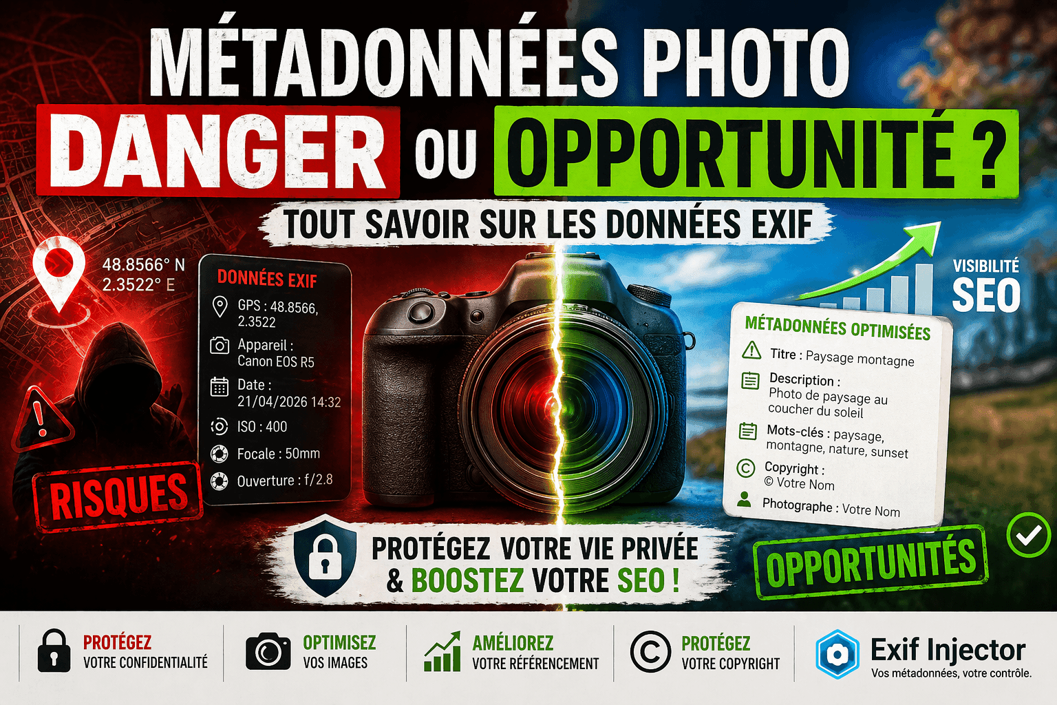 Métadonnées photo : danger ou opportunité ?