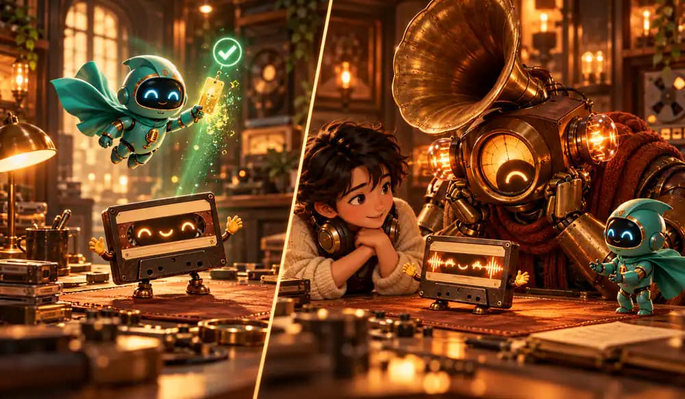 Comparing removing a file's metadata against detecting an AI voice by sound