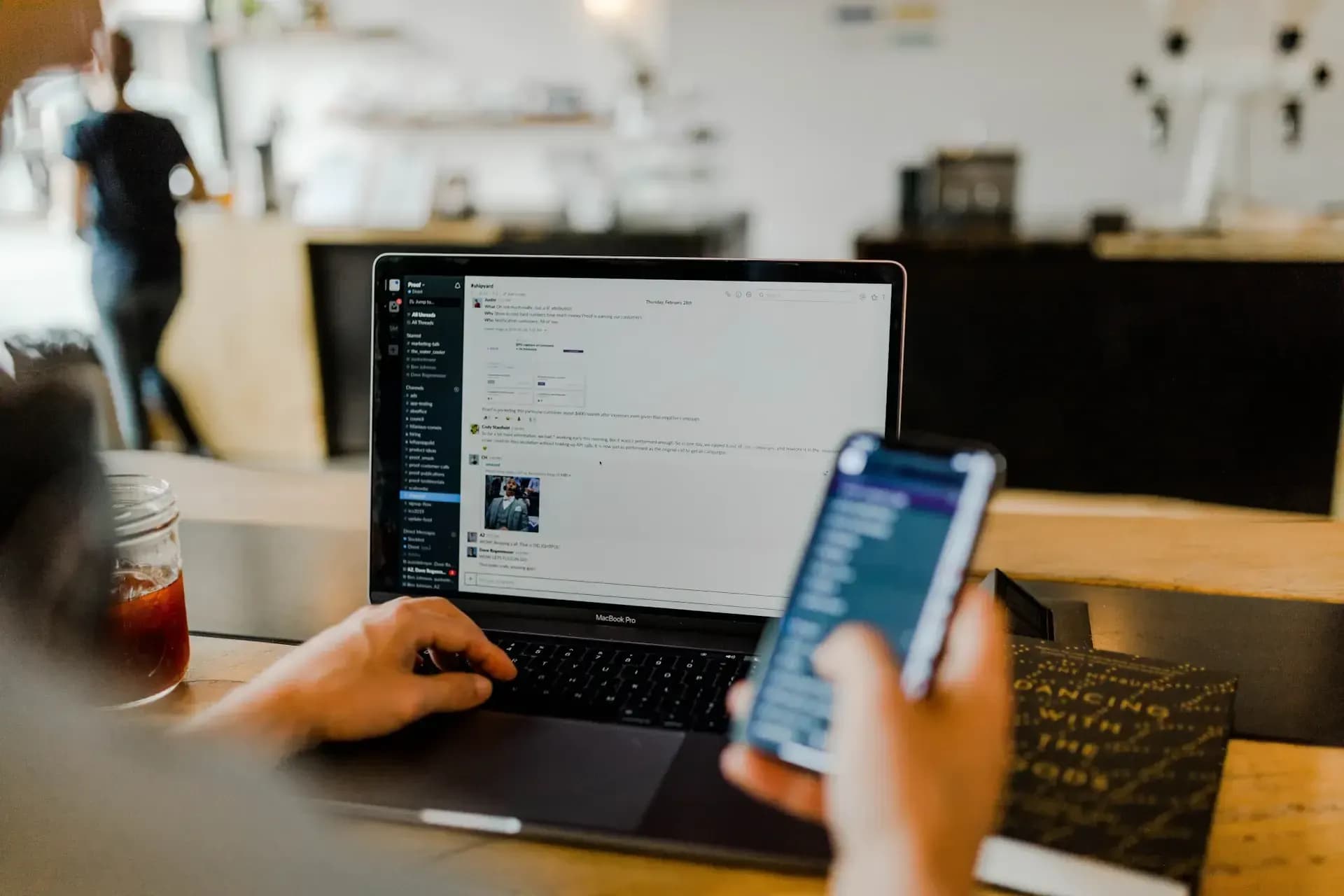iPhone smartphone privacy scene with GPS location and EXIF data being removed from photo before sharing on Reddit Facebook Marketplace by Exif Injector EXIF remover free online tool